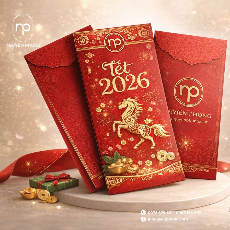 Công nghệ in bao lì xì theo yêu cầu